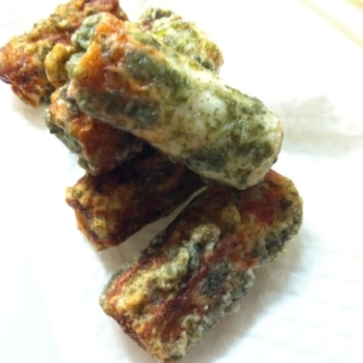 お弁当に!さくさくっっちくわの磯辺揚げ